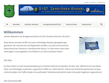 Tablet Screenshot of d187-zerstoerer-rommel.de